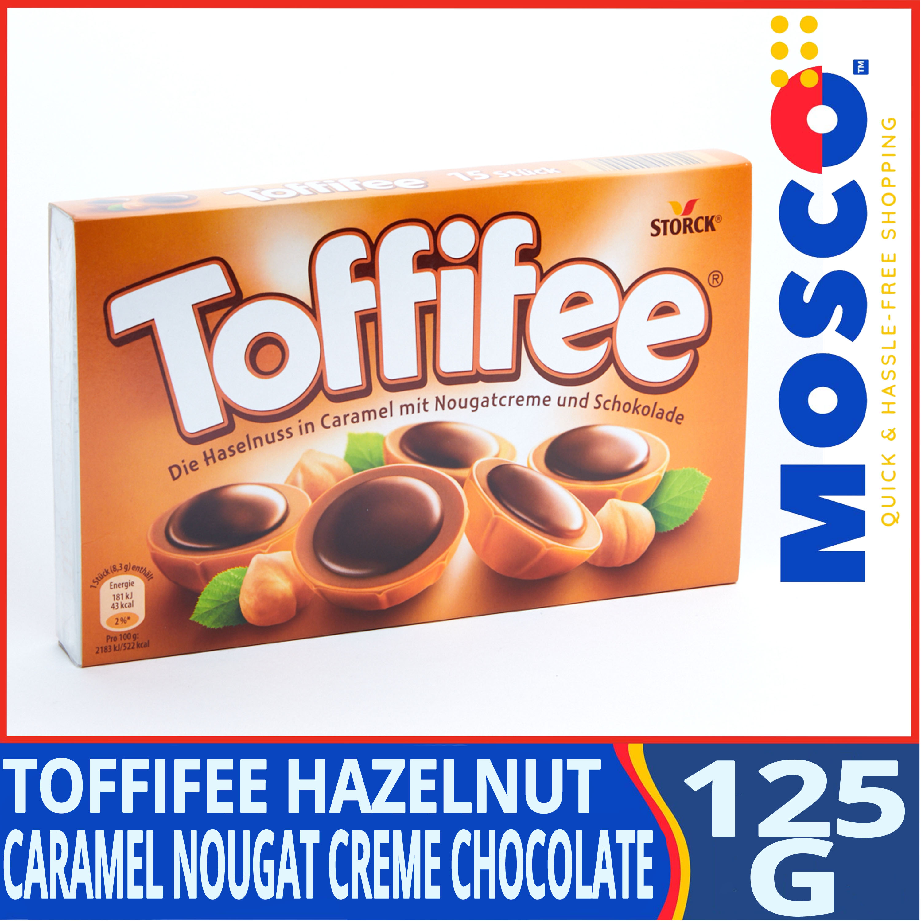Toffifee (Toffifay) Caramel Candies (Storck) 125g