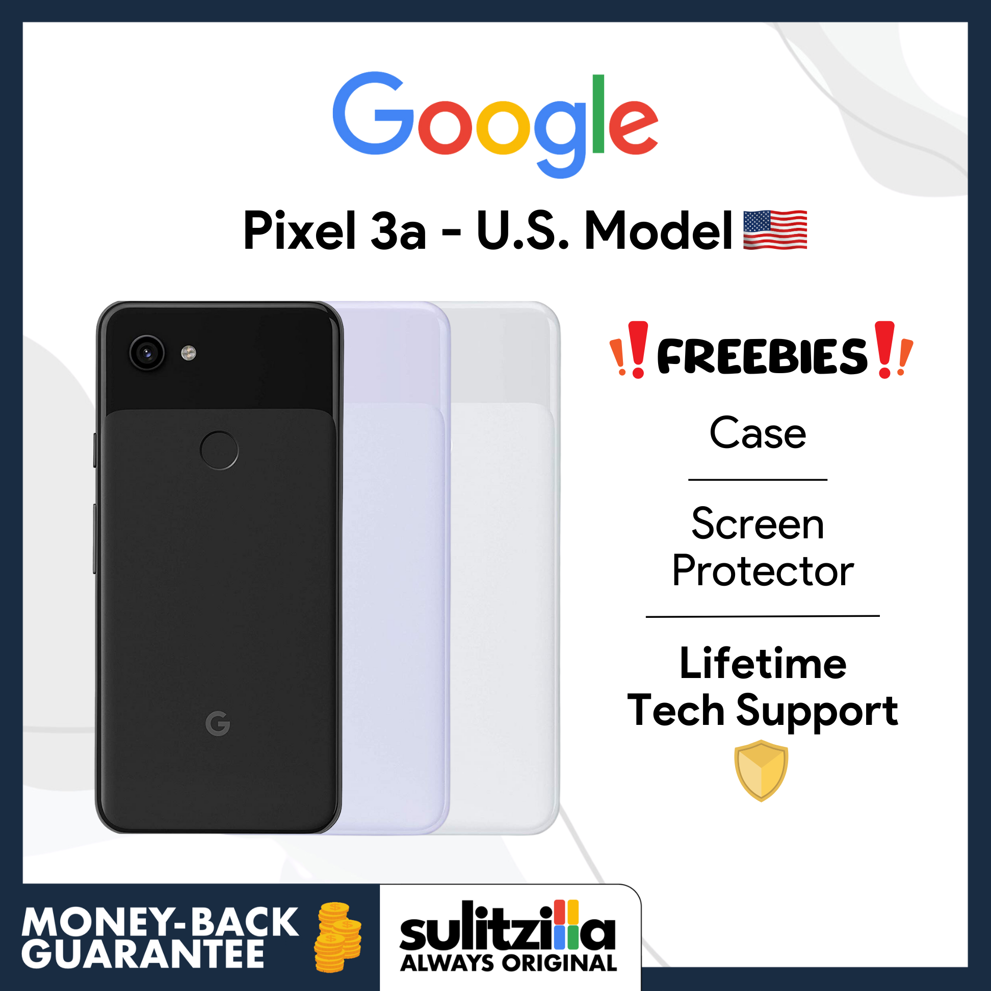 Google Pixel 3a - US Model - (64GB) with eSIM