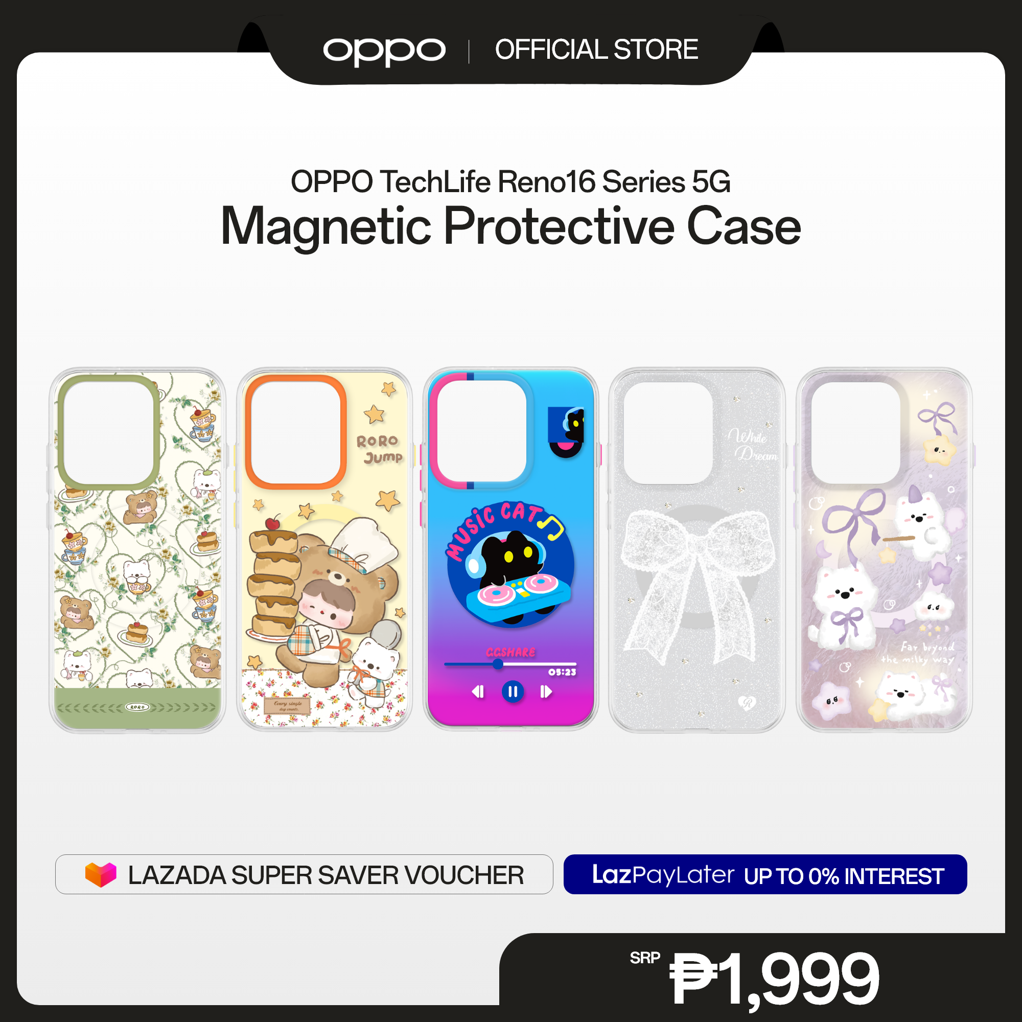 [ALL-NEW] OPPO TechLife Reno16 Series Magnetic Protective Case
