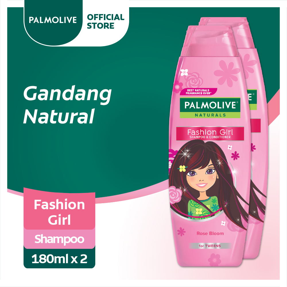 Lazada Philippines - Palmolive Naturals Fashion Girl Shampoo 180ml, Pack of 2