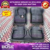 5D Waterproof Floor Mats for Mitsubishi Mirage G4 (2014-2023)