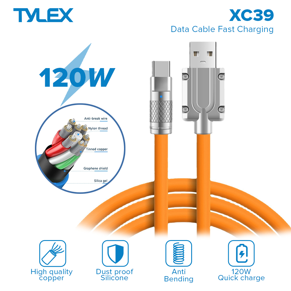 TYLEX XC39 120W Fast Charging Data Cable