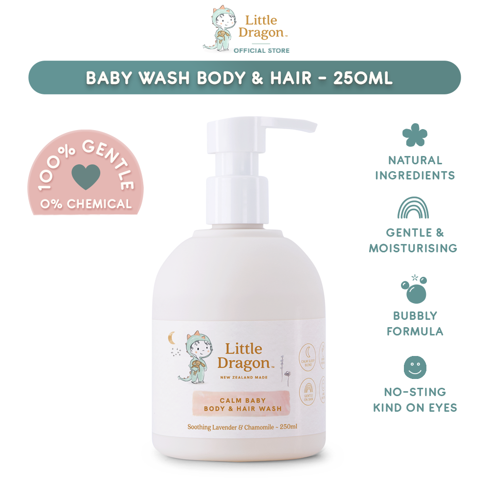 Little Dragon Lavender & Chamomile Baby Wash 250ml Pump