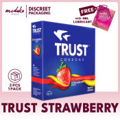 Midoko Trust Condom Strawberry 1 PACK OF 3'S