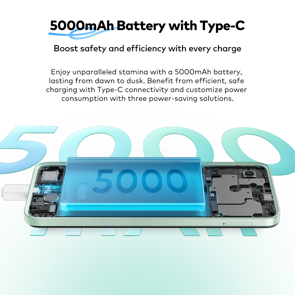 Itel A50 Smartphone 3GB+64GB 4GB+128GB Unisoc T603