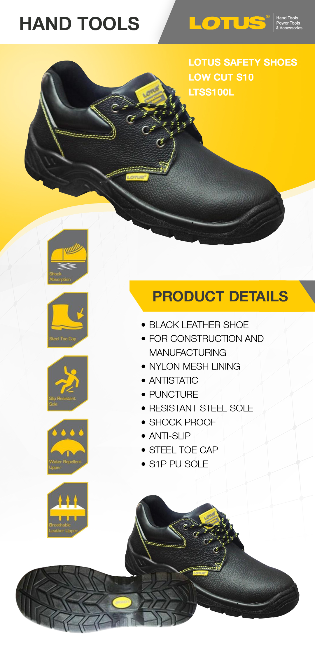 lotus safety shoes