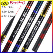 Sougayilang 2.7-7.2M Telescopic Carbon Fishing Rod