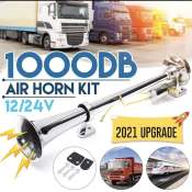 Super Loud Single Trumpet Air Horn Kit for Vehicles