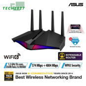 ASUS AX5400 Gaming Router with WiFi 6 and Mesh Support