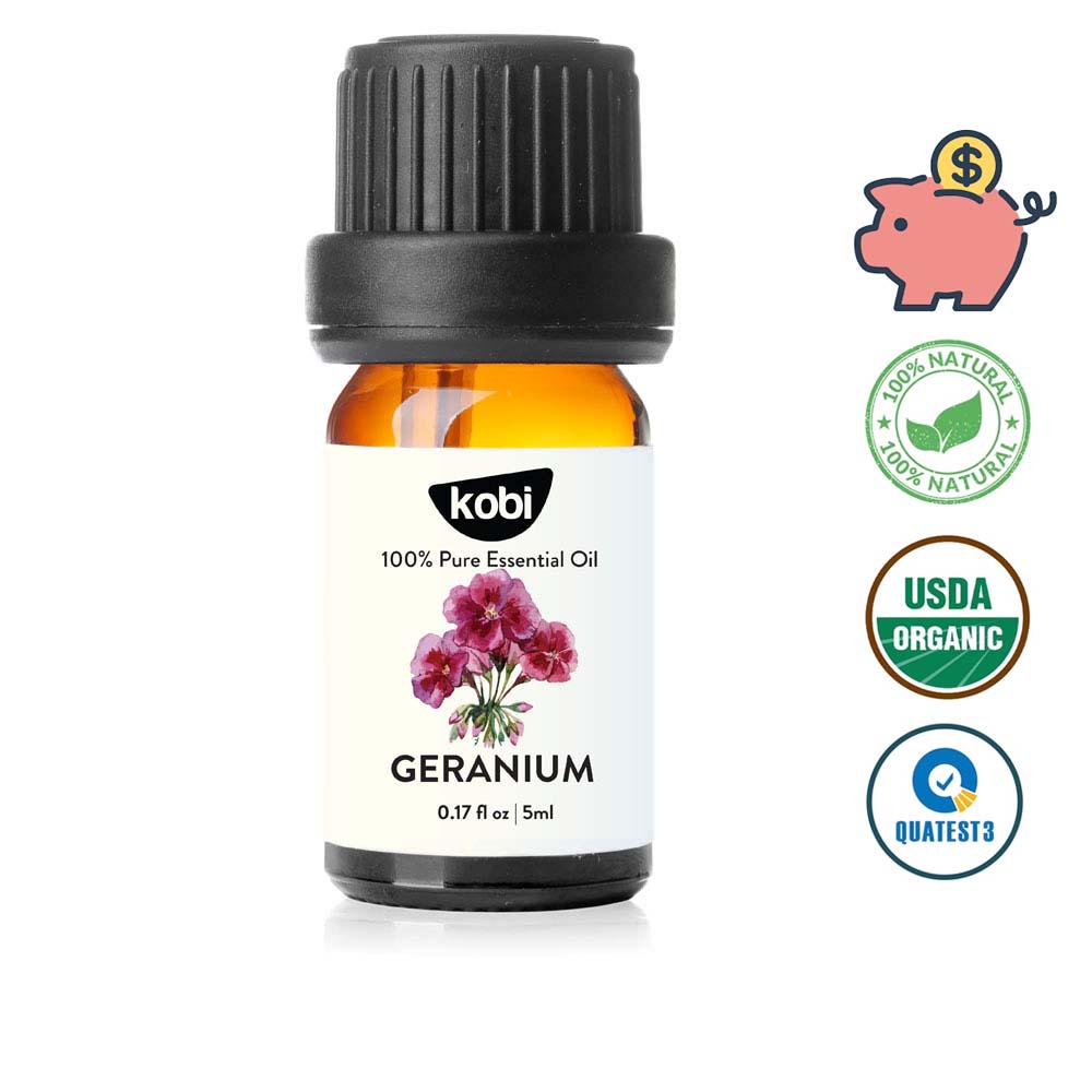 Tinh dầu Phong Lữ Kobi Geranium essential oil giúp thơm phòng