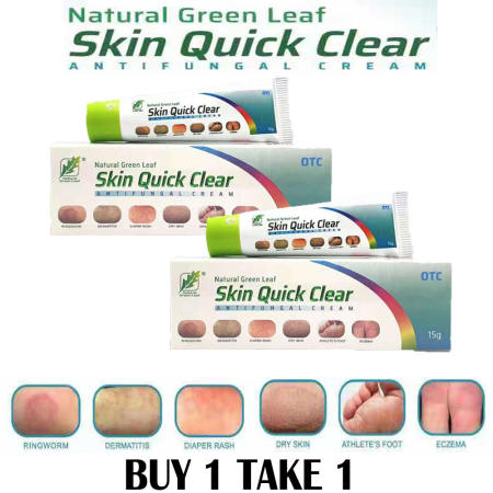 Natural Green Leaf Skin Quick Clear Antifungal Cream 15g