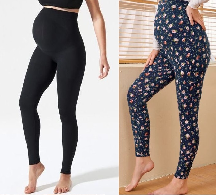 New Silver Fox Velvet Thickened Pregnant Women's Legging Trousers