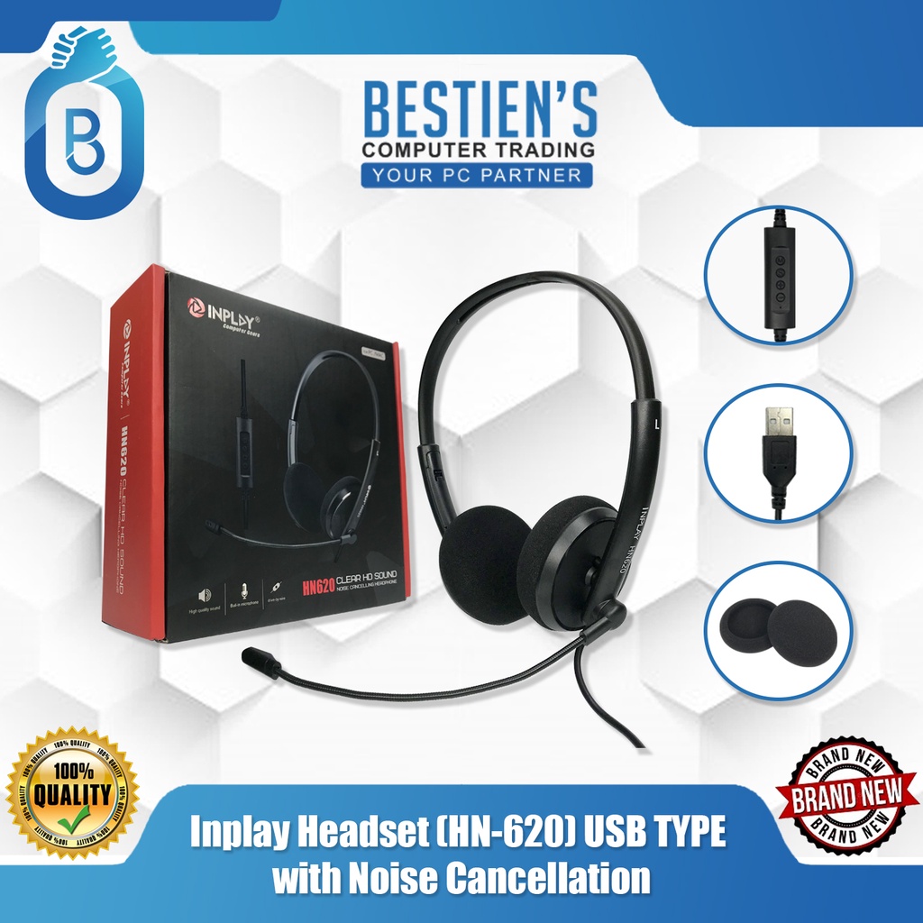 Inplay headset best sale noise cancelling