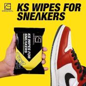 KS Sneaker Wipes: Premium Quick Shoe Cleaner for White Shoes