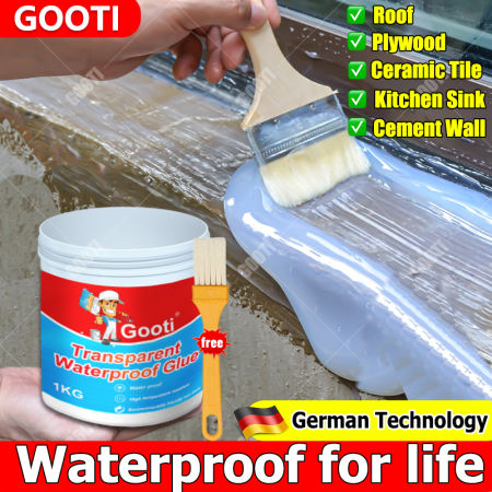 Waterproof Sealant Glue with Brush - 1000G - Watertight Protection