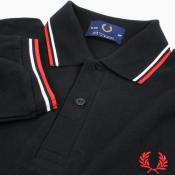Fred Perry Wheat Ear Embroidery Men's Polo Shirt