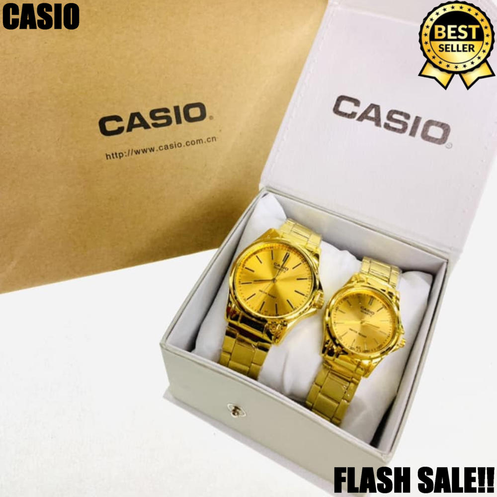 Casio watch outlet couple price