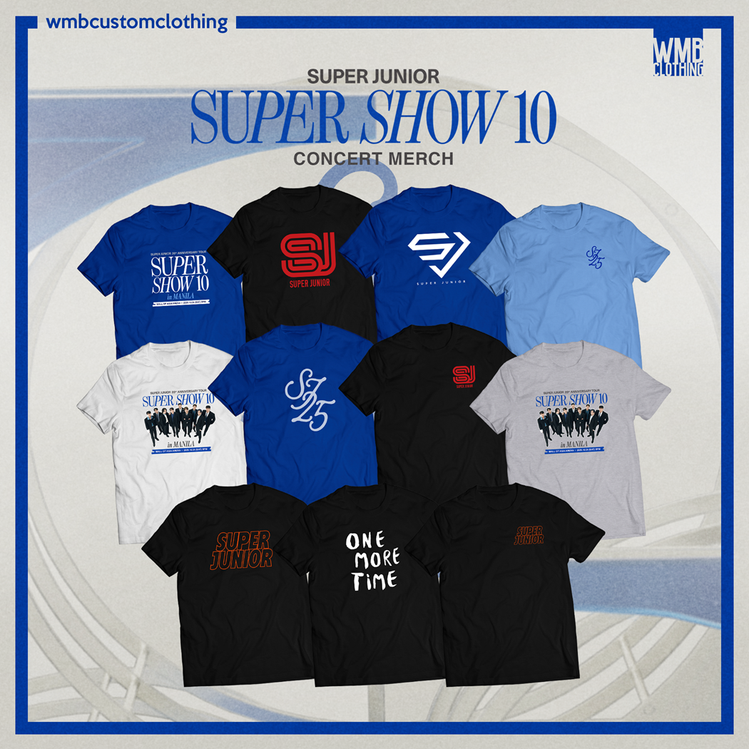 Super Junior Super Show 10 Concert Tshirt by WMB Clothing | Lazada PH