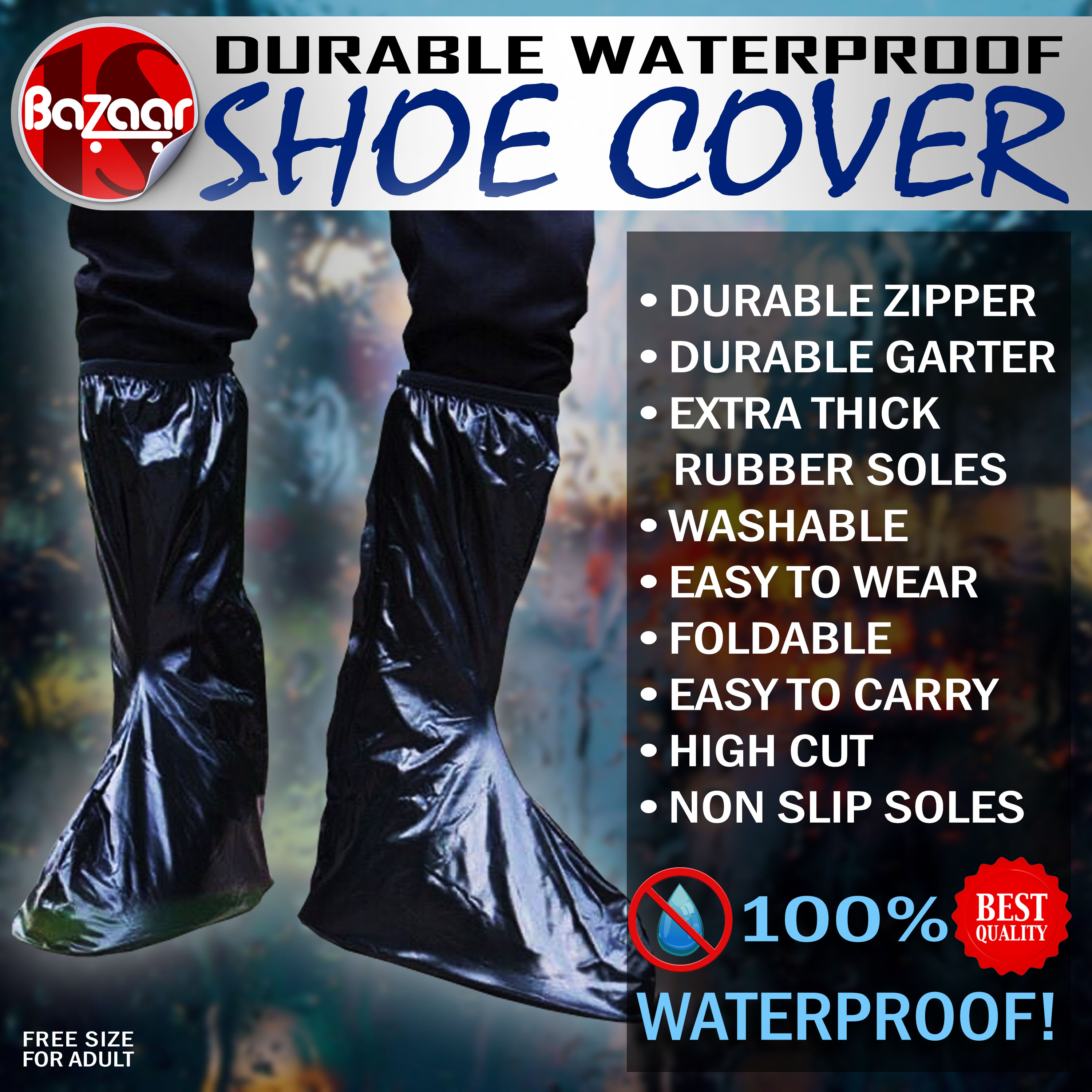 waterproof non slip boots