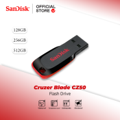 Sandisk Cruzer Blade 128GB 256GB 512GB USB 2.0 Flash Drive