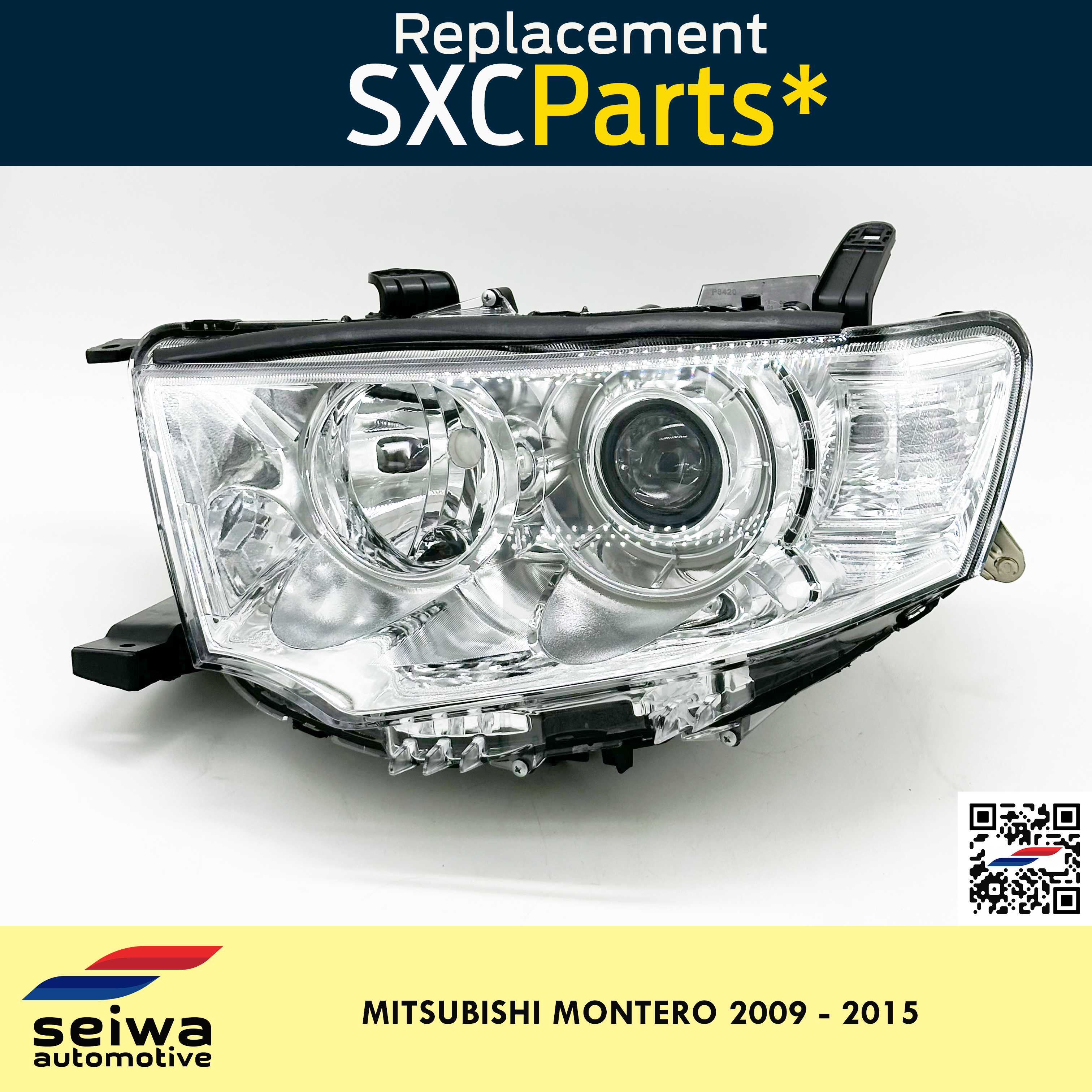 [2009 - 2015] Mitsubishi Montero Head Light Assy LH (Driver Side - HID Type) - SXC Auto Parts - Brand SXC Presyo 9,990 Piso*Libreng Shipping