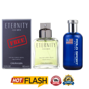 Eternity Men 100ml & Polo Sport Men Perfumes