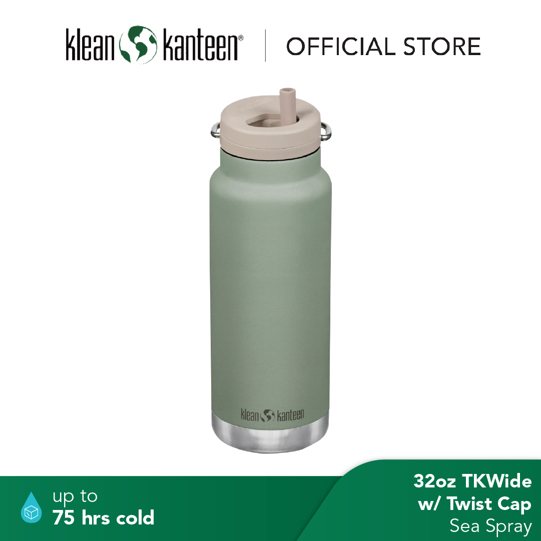 Klean Kanteen 20 oz. TKWide with Twist Cap Blue Tint