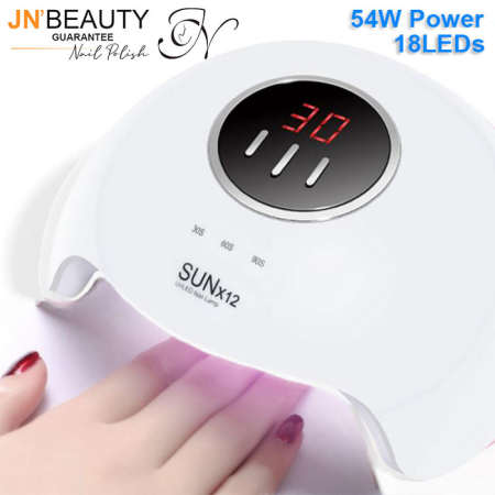 UV Nail Lamp Dryer with Dual Light Source