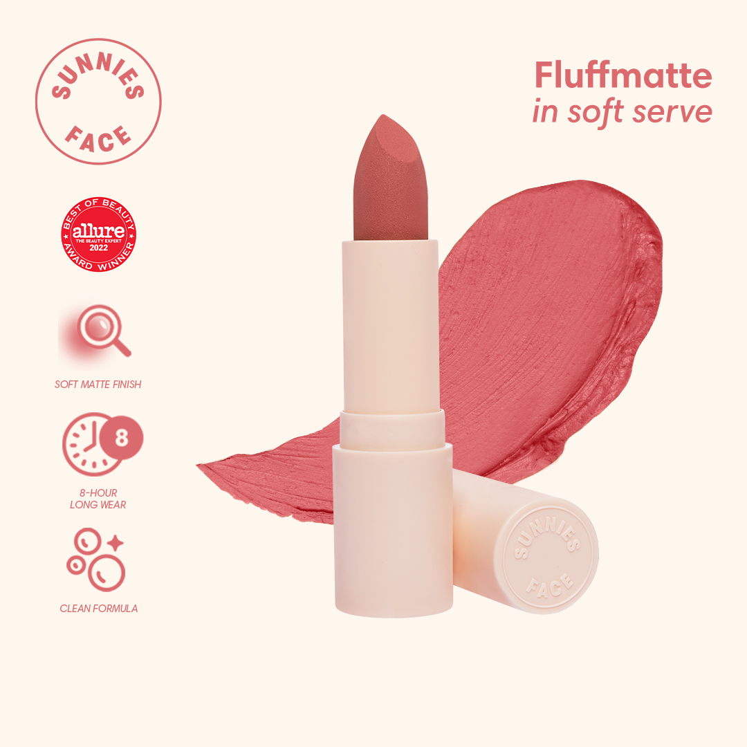 Discount on Sunnies Face  shoes - SKU: Sunnies Face Fluffmatte [Weightless Modern Matte Lipstick] (Soft Serve)