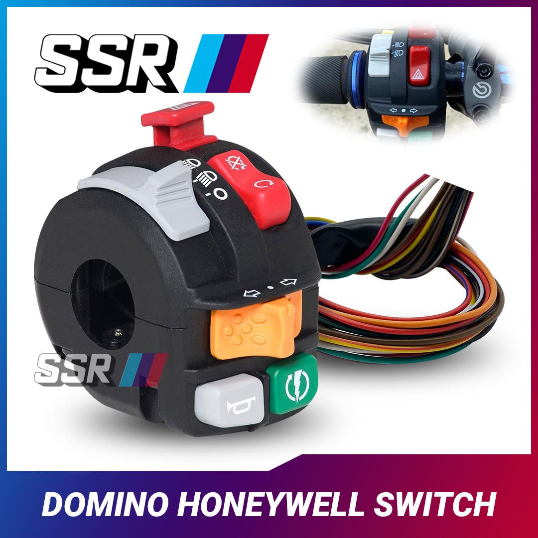 Domino Honeywell Left Handlebar Switch High Quality Ssr Motorcycle