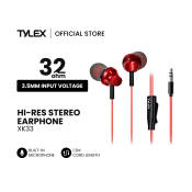 TYLEX XK33 Hi-Res Audio In-Ear Eaphones with Mic