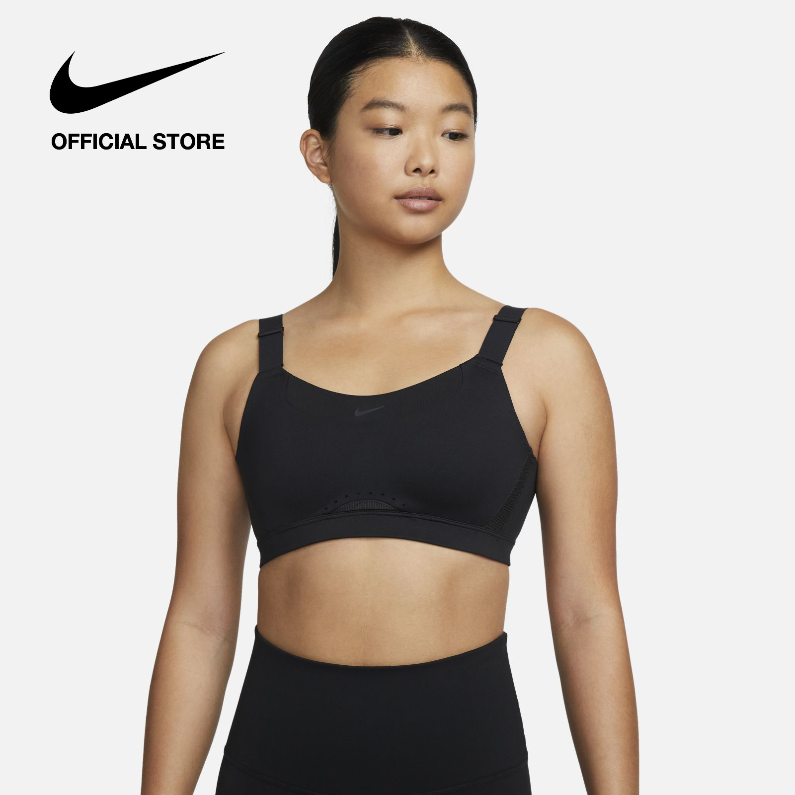 Nike Women's Dri-FIT Alpha High-Support Padded Sports Bra - Black
