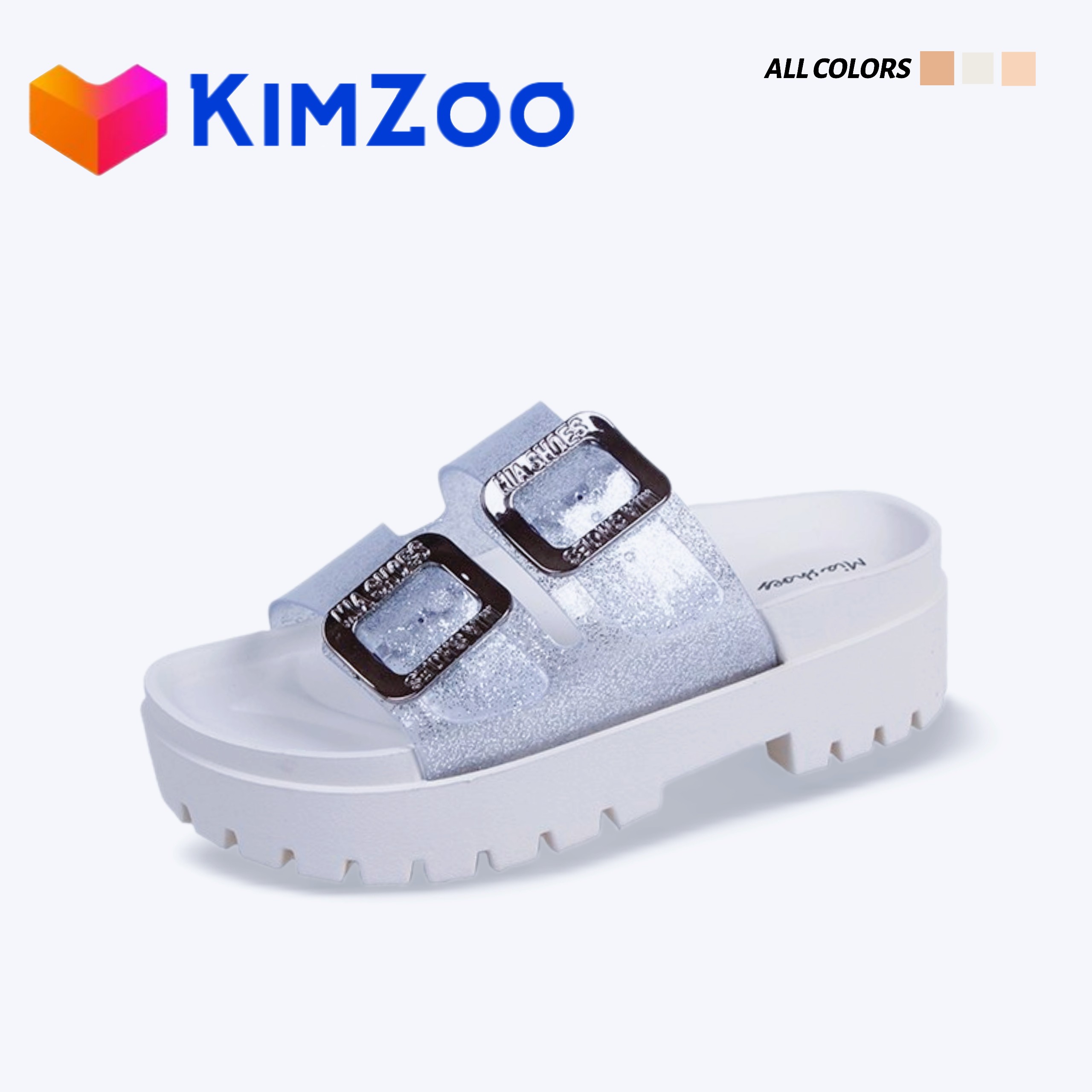 Jymnk Women'S Casual Elegant Square Toe Mary Jane Sandals Thick