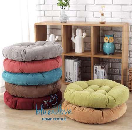 Thicken Round Seat Cushion Pouf Pillow 43x43cm Home Decor