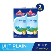 Anchor Full Cream Milk UHT Plain 1L x2