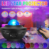 Galaxy LED Star Projector with Bluetooth Speaker Night Light