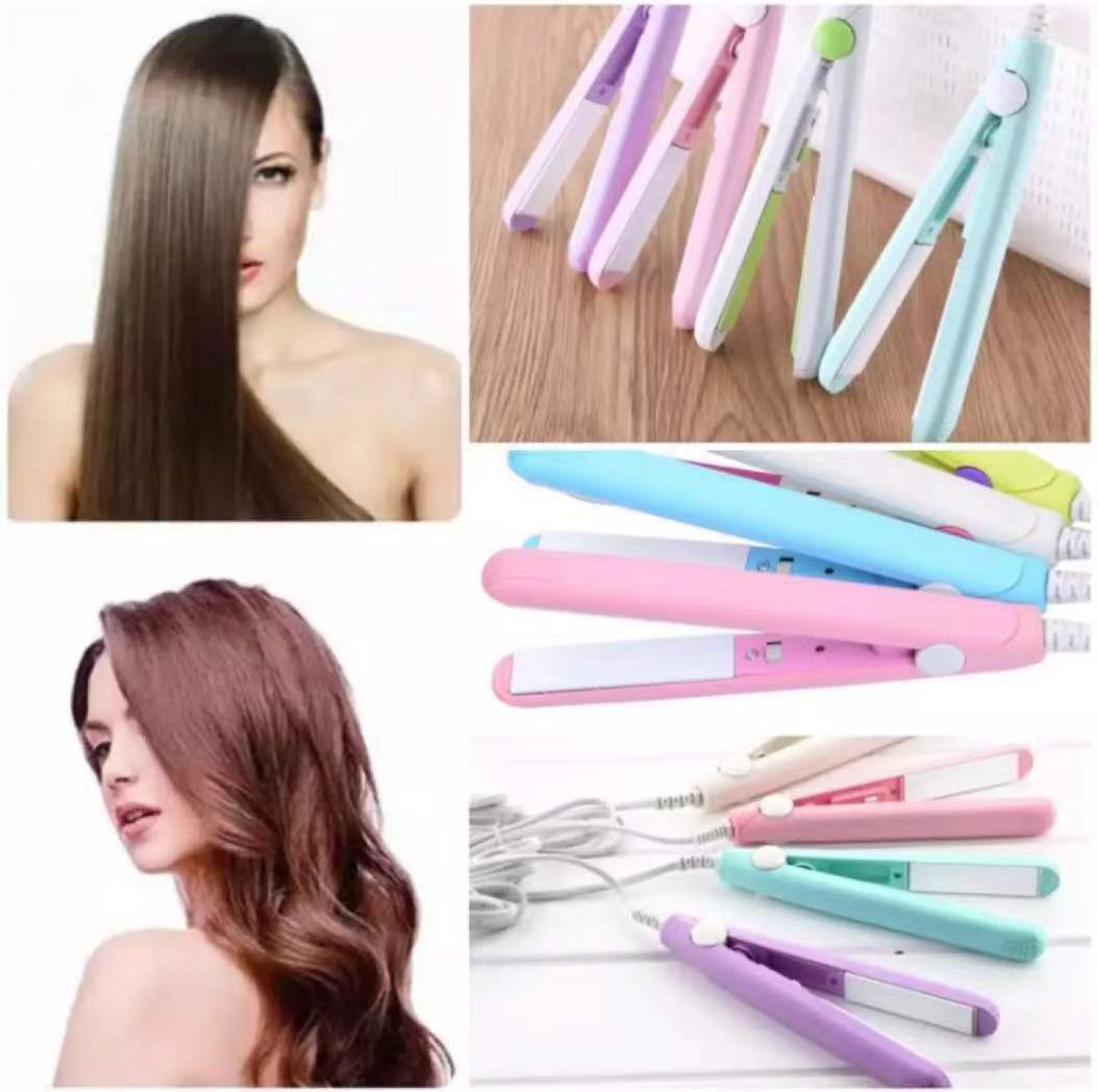 How to curl on sale hair with mini straightener