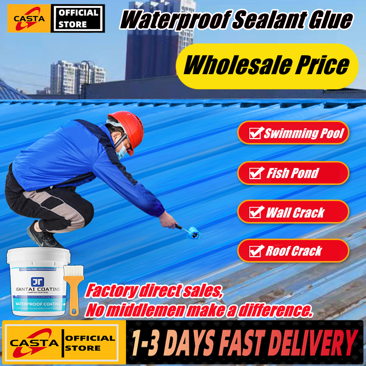 1000ml Grey/Transparent/White/Black/Blue Waterproof Glue Water Proof Mighty Repair Repair Roof,Wall Cracks,Leaks,Swimming Pools,Fish Ponds Suitable For All Kinds Of Walls Waterproof Glue Sealant