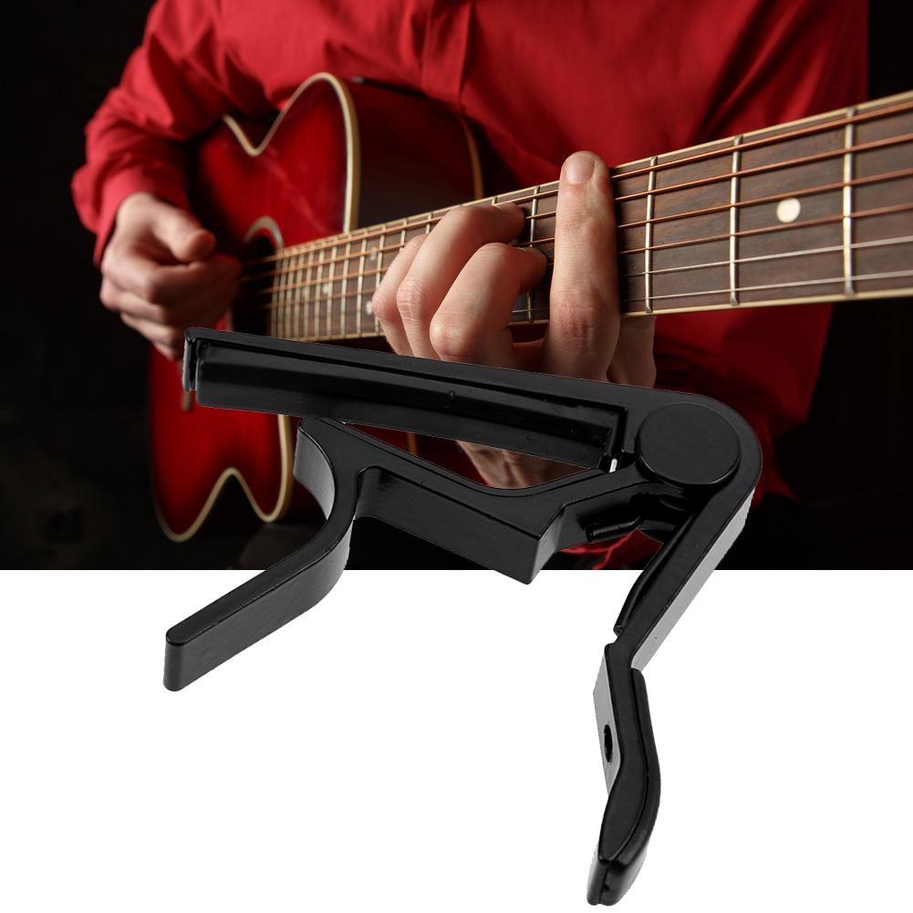 Aluminum Alloy Tune Clamp Key Trigger Capo for Acoustic Electric Guitar  Stringed Instruments Guitar Parts amp; Tools