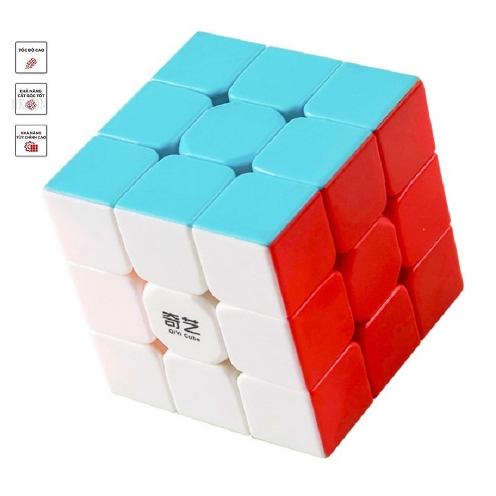 HCMFREESHIP Rubik 3x3 Qiyi Warrior S Rubic 3 Tầng Khối Lập Phương
