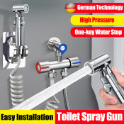 High Quality Bidet Spray Gun Set with Hose and Base