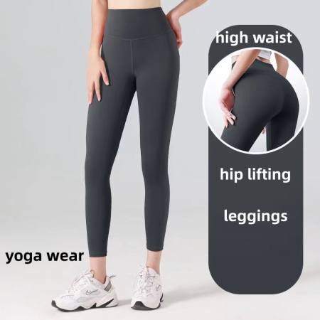 High Waist Yoga Leggings: Quick Drying Fitness Pants (Brand: No Brand / Not Branded)