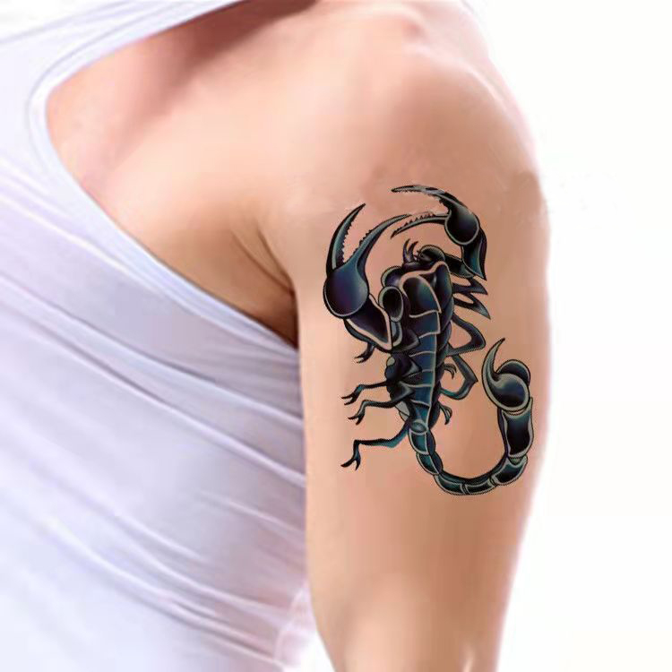Scorpion tattoo stickers for men and women are waterproof and sweat proof  for 7 days | Lazada PH