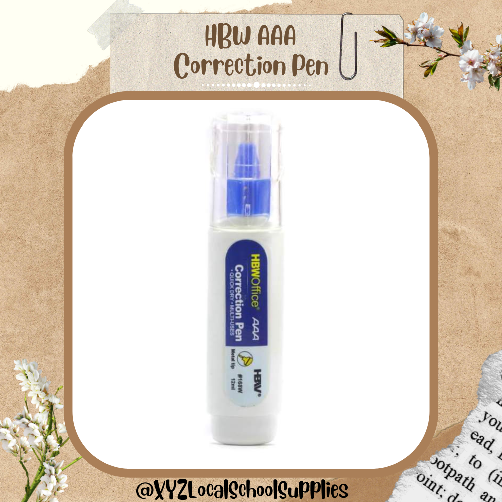 HBW #212 Correction Pen Correction Liquid Quick Dry Pen 9ml