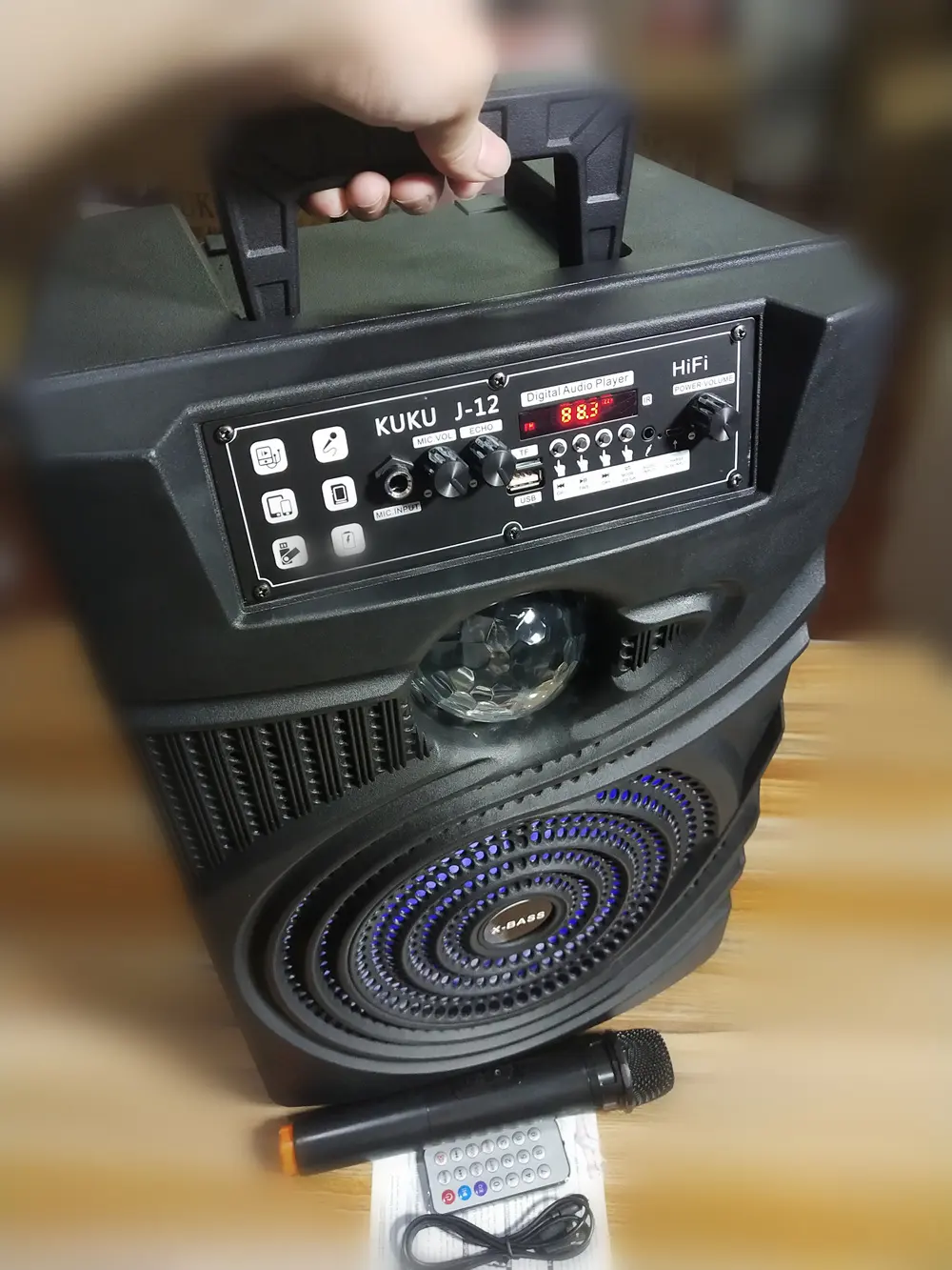 wireless microphone for ion speaker