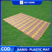 GThome Extra Cool Plastic Mat Banig Beach Bed single queen plastic mat