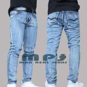 MPJ Man Jeans - Wash Blue Regular Fit Denim Pants