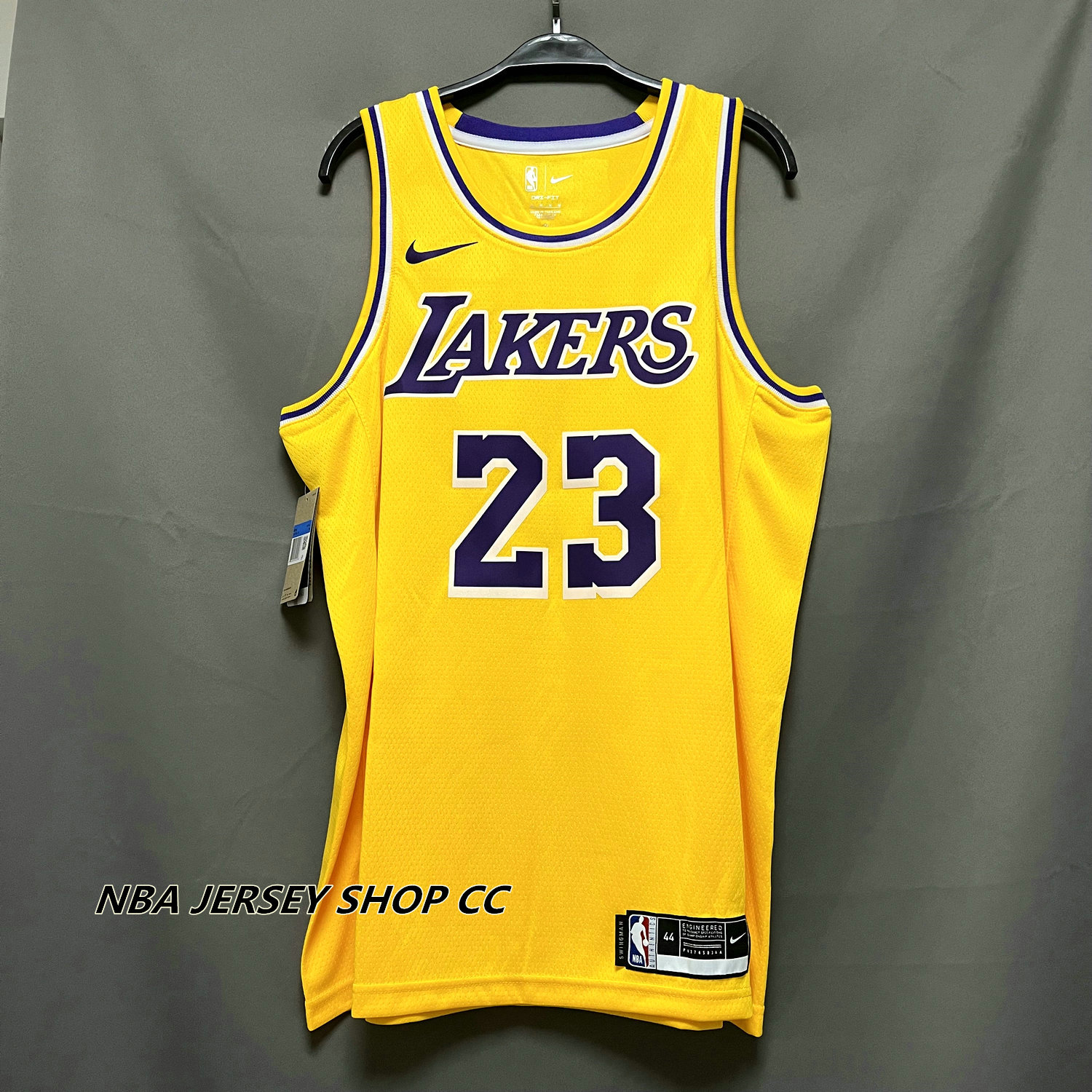 Lebron James Los Angeles Lakers Jersey yellow #23