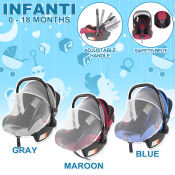 Infanti PREMIUM Baby Car Seat Carrier with Mosquito Net