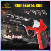 Large Size Revolver All Metal Gun Toy Educational Model Toys Only Sounds Safe Gift for Boys